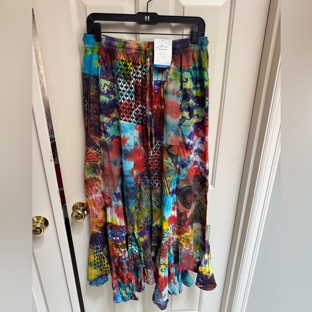 Handmade Patchwork Maxi Skirt